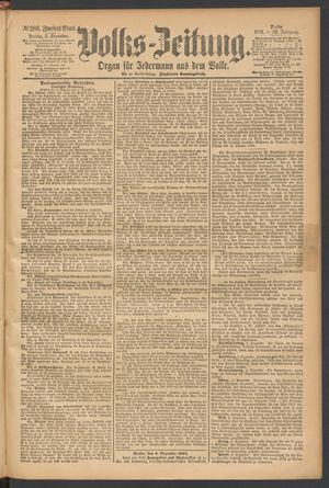 Volks-Zeitung on Dec 5, 1884