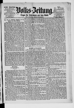 Volks-Zeitung vom 12.12.1884
