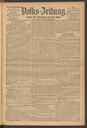 Volks-Zeitung vom 12.12.1884