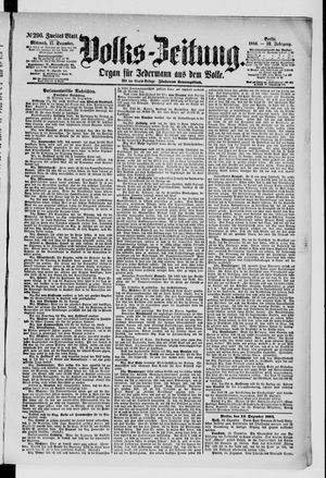 Volks-Zeitung vom 17.12.1884