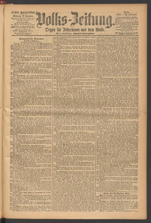 Volks-Zeitung vom 17.12.1884