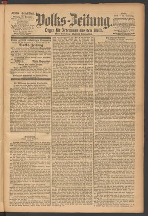 Volks-Zeitung vom 21.12.1884