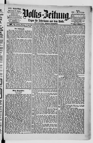 Volks-Zeitung on Jan 3, 1885
