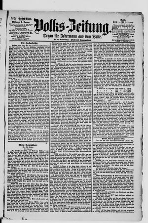 Volks-Zeitung vom 07.01.1885