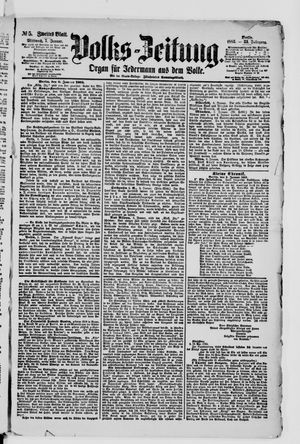 Volks-Zeitung vom 07.01.1885