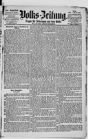 Volks-Zeitung vom 08.01.1885