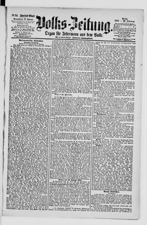 Volks-Zeitung vom 17.01.1885
