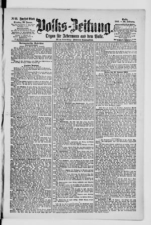 Volks-Zeitung vom 20.01.1885