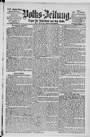 Volks-Zeitung vom 21.01.1885