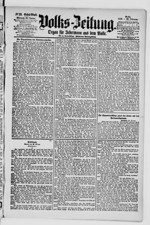 Volks-Zeitung vom 28.01.1885