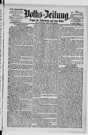 Volks-Zeitung on Jan 29, 1885
