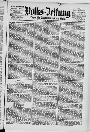 Volks-Zeitung vom 05.02.1885
