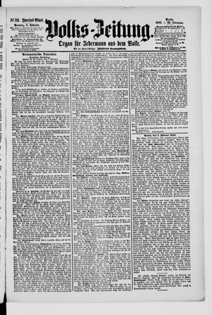 Volks-Zeitung on Feb 8, 1885