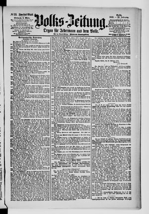 Volks-Zeitung on Mar 4, 1885