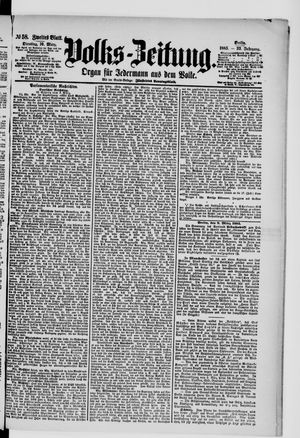 Volks-Zeitung vom 10.03.1885