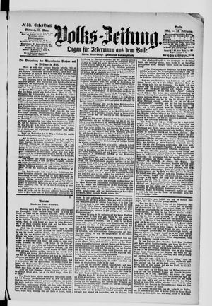 Volks-Zeitung vom 11.03.1885