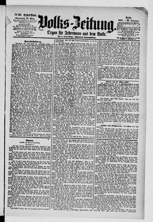 Volks-Zeitung vom 12.03.1885
