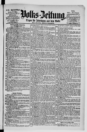 Volks-Zeitung on Mar 13, 1885