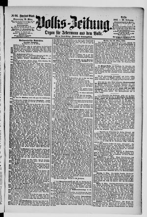 Volks-Zeitung vom 19.03.1885