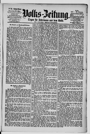 Volks-Zeitung vom 26.03.1885