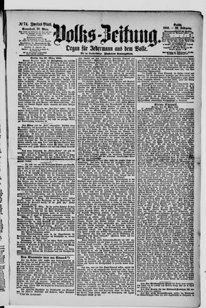 Volks-Zeitung vom 28.03.1885