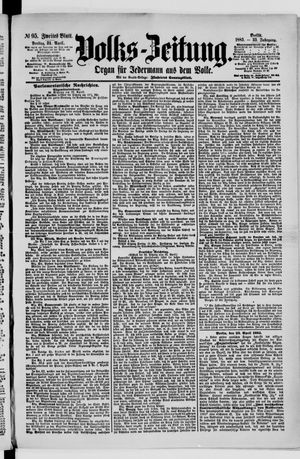 Volks-Zeitung vom 24.04.1885