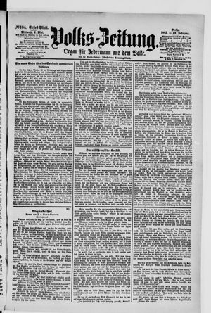 Volks-Zeitung vom 06.05.1885