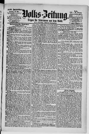 Volks-Zeitung on May 12, 1885