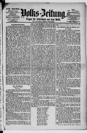 Volks-Zeitung vom 03.06.1885