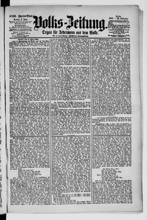 Volks-Zeitung vom 05.06.1885