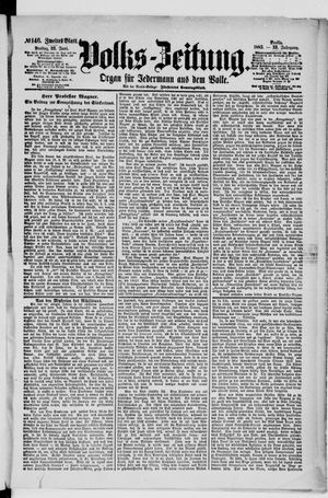 Volks-Zeitung vom 26.06.1885