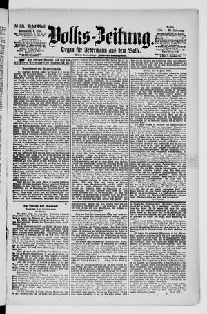 Volks-Zeitung on Jul 4, 1885
