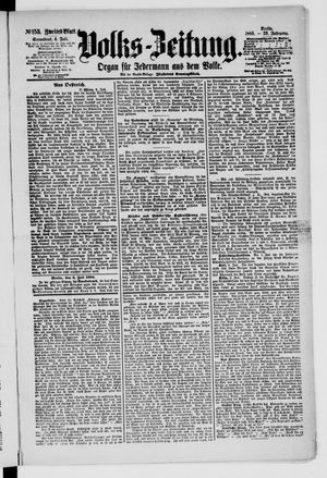 Volks-Zeitung on Jul 4, 1885