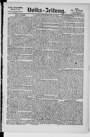 Volks-Zeitung vom 05.07.1885