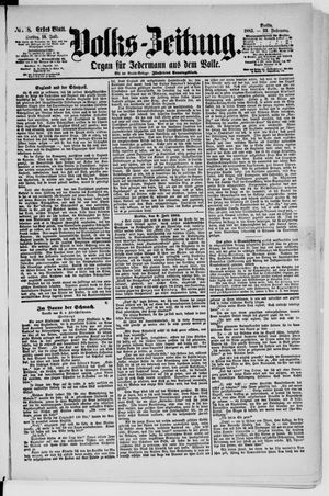 Volks-Zeitung on Jul 10, 1885