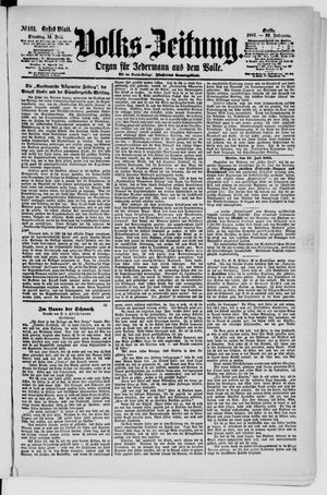 Volks-Zeitung on Jul 14, 1885