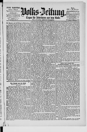 Volks-Zeitung vom 07.08.1885