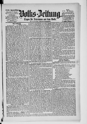 Volks-Zeitung vom 15.08.1885