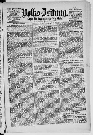 Volks-Zeitung vom 16.08.1885