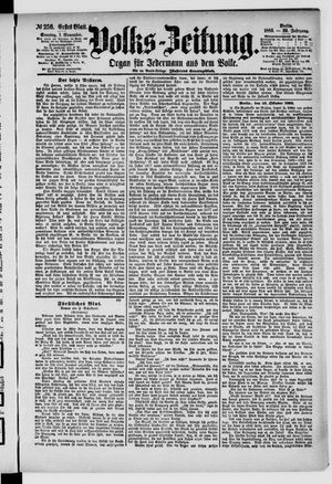 Volks-Zeitung vom 01.11.1885