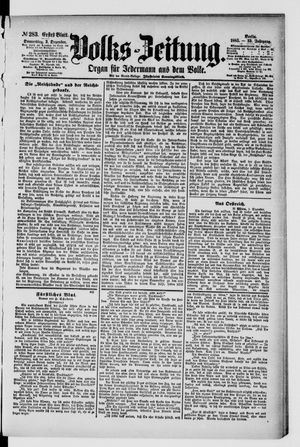 Volks-Zeitung vom 03.12.1885