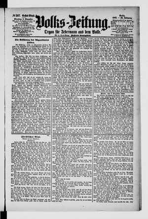 Volks-Zeitung vom 08.12.1885