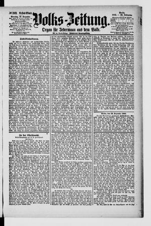 Volks-Zeitung vom 13.12.1885