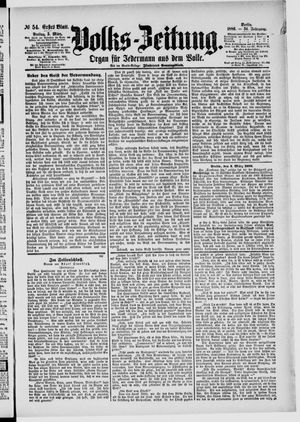 Volks-Zeitung vom 05.03.1886