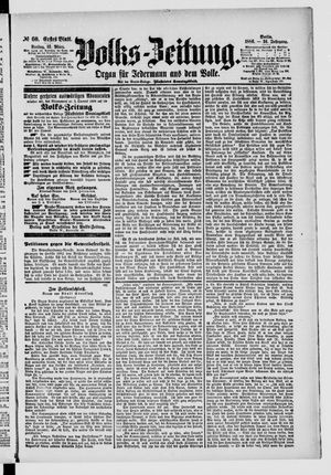 Volks-Zeitung vom 12.03.1886
