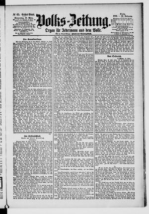 Volks-Zeitung on Mar 18, 1886