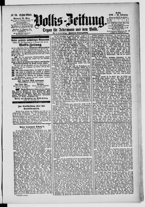 Volks-Zeitung on Mar 24, 1886
