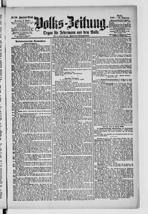 Volks-Zeitung vom 04.04.1886