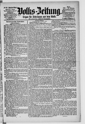 Volks-Zeitung vom 07.04.1886