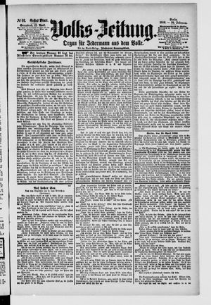 Volks-Zeitung vom 17.04.1886